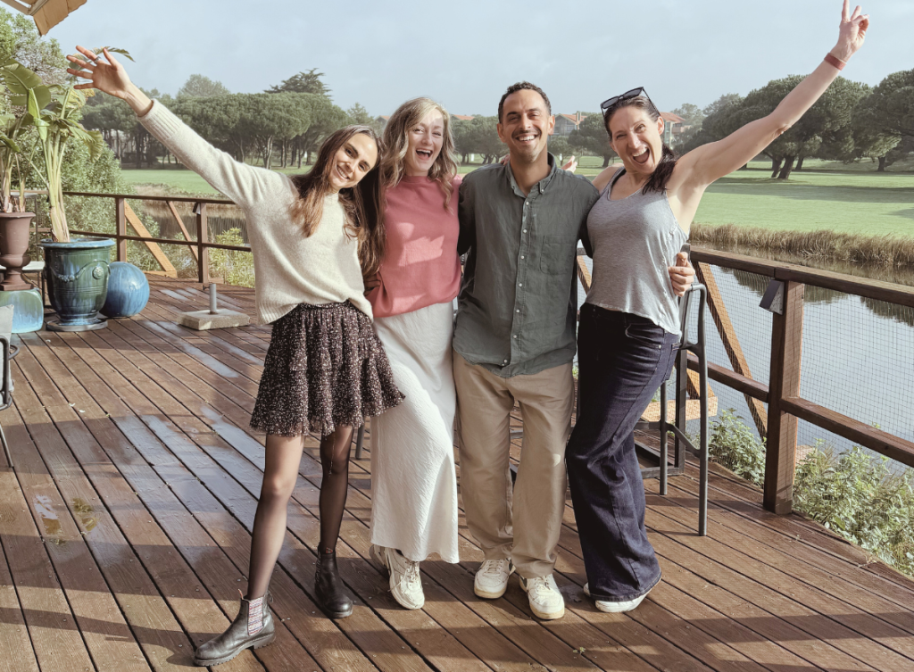 large company retreat group