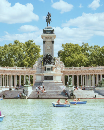 Rowboats in Retiro Park